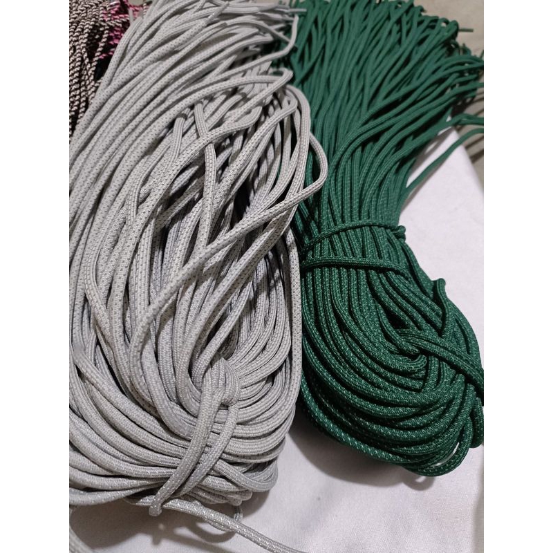 Tali sepatu bulat motif , reflektif ukuran 3 mm