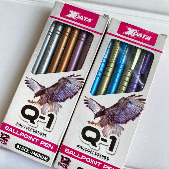 

(PER PAK) PULPEN X DATA Q1 TINTA HITAM PAK ISI 12