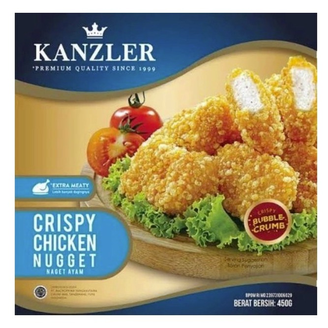 

Kanzler Crispy Chicken Nugget 450GR - GOSEND GRAB Only!!!