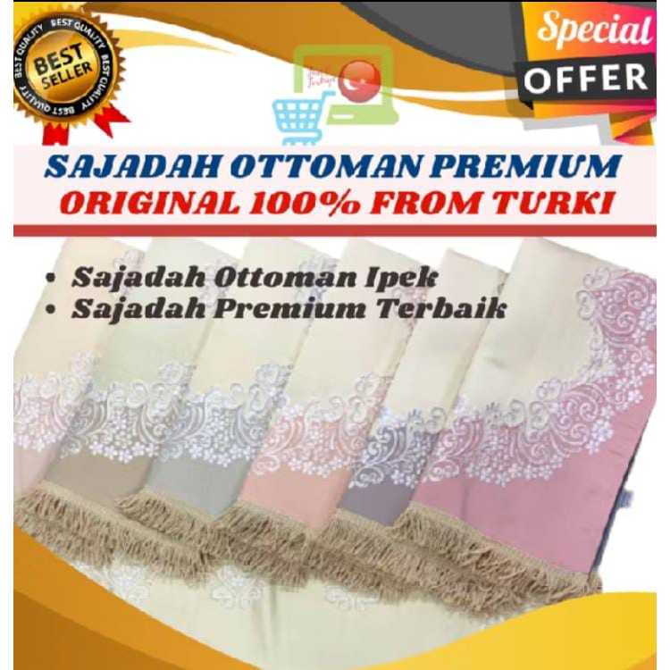 SAJADAH OTTOMAN ORI IPEK SILK ISTANBUL TURKI | SAJADAH TRAVEL LUXURIUS DAN ELEGAN TURKEY