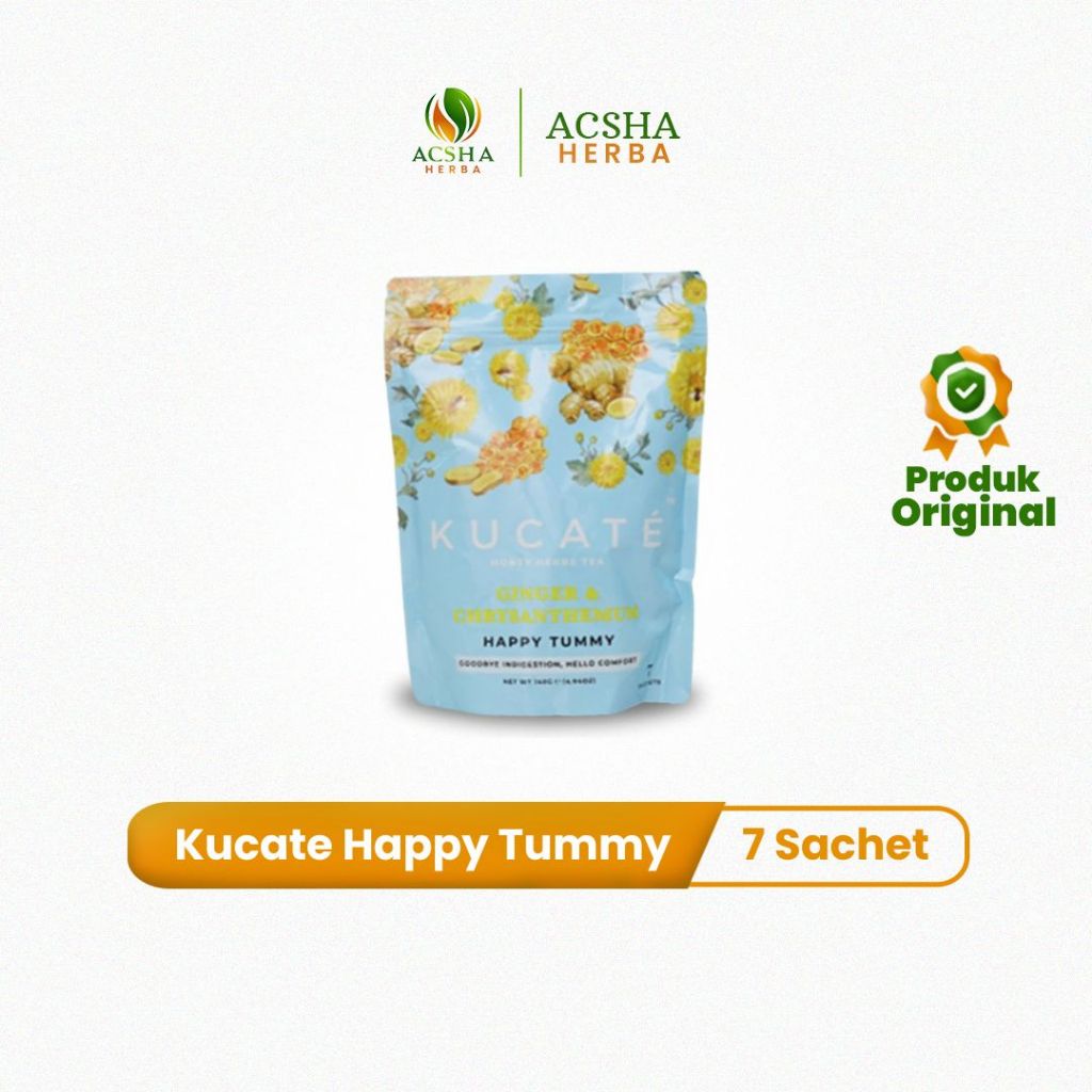 

KUCATE - Honey Herbs Tea Ginger & Chrysanthemum - Minuman Teh Herbal Membuat Perut Terasa Nyaman