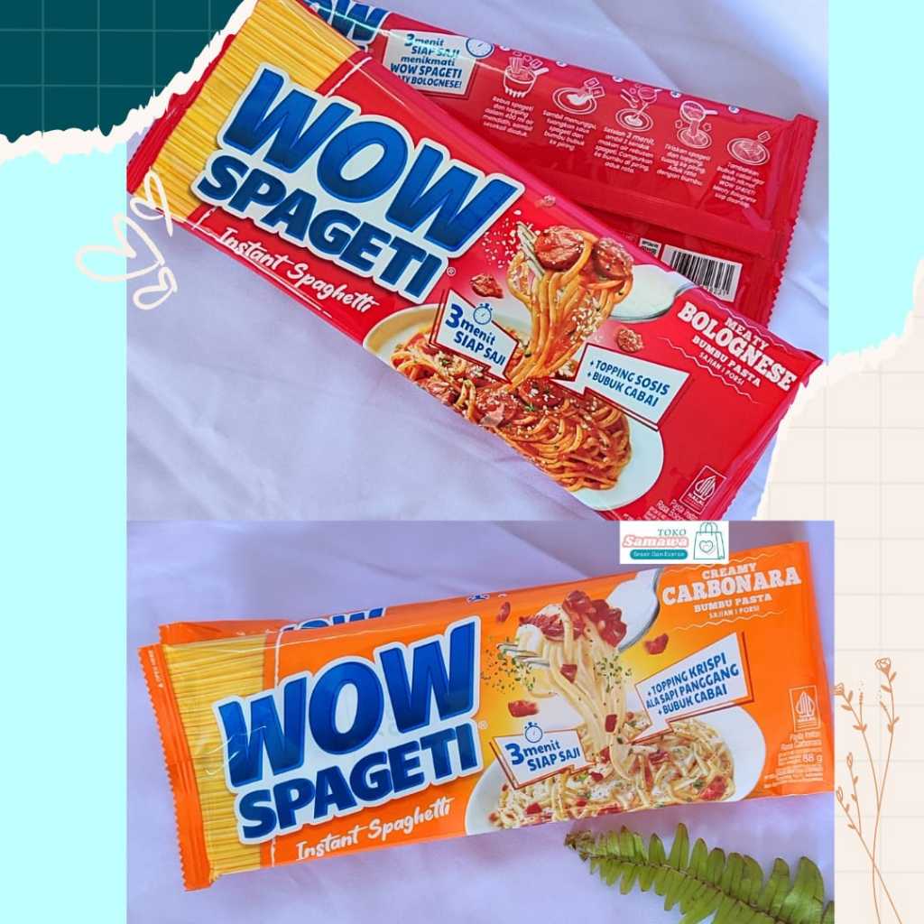 

SAMAWA- WOW SPAGETTI BOLOGNESE/CARBONARA 1 DUS ISI 40 PCS