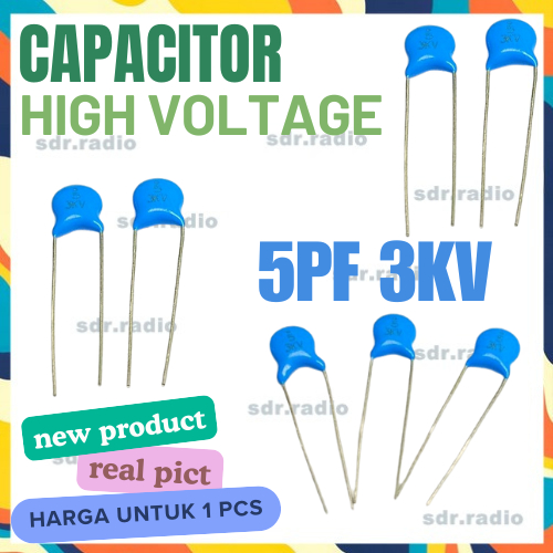 High Voltage Kapasitor 5 5pf 5 pf 3kV Ceramic Capacitor 3000 v kapasitor 5pf
