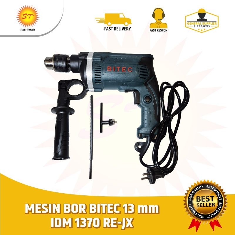 Mesin Bor Listrik Bitec 13 mm IDM 1370 RE-JX