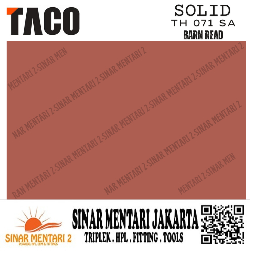 TACO HPL SOLID COLOUR TH 071 SA BARN READ