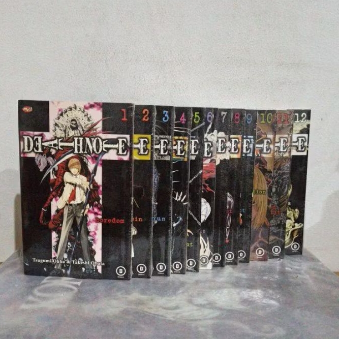 Komik Original DEATH NOTE Tsugumi Ohba & Takeshi Obata Volume 1-12 Tamat Fullset