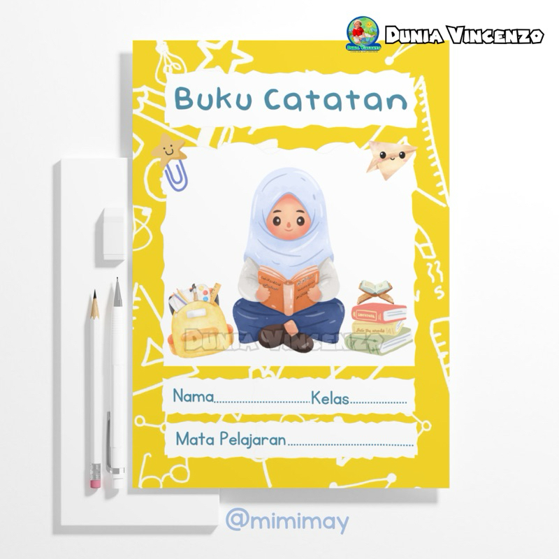 

custom buku anak tk anak paud anak sd anak smp anak sma isi 38 lembar ukuran B5 dan A5 buku custom design suka suka