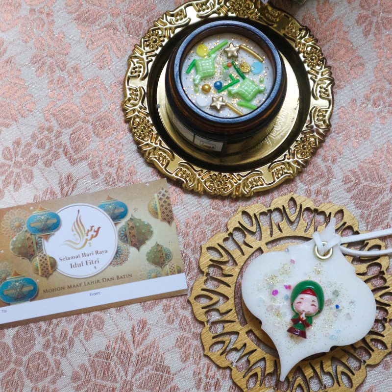 Scented Candle dan Wax sachet Hampers Ramadhan Idul Fitri