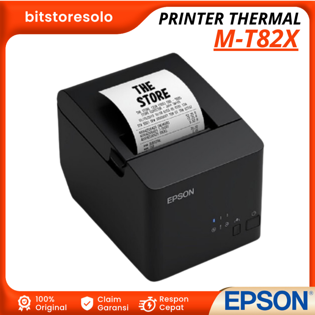 Printer Thermal Epson TM-T82X 441 USB Serial POS Thermal Printer Epson TMT82