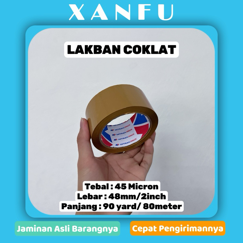

LAKBAN COKLAT EKONOMIS 45mm x 90 Yard