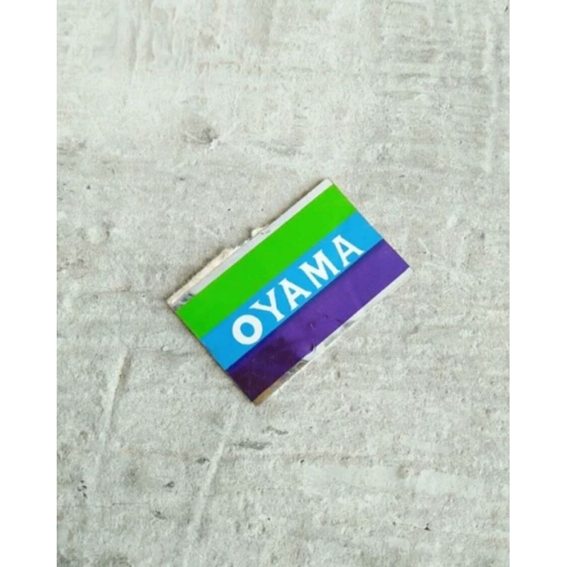 Oyama sticker decal vintage NOS untuk seatclamp seattube oldschool bmx osbmx