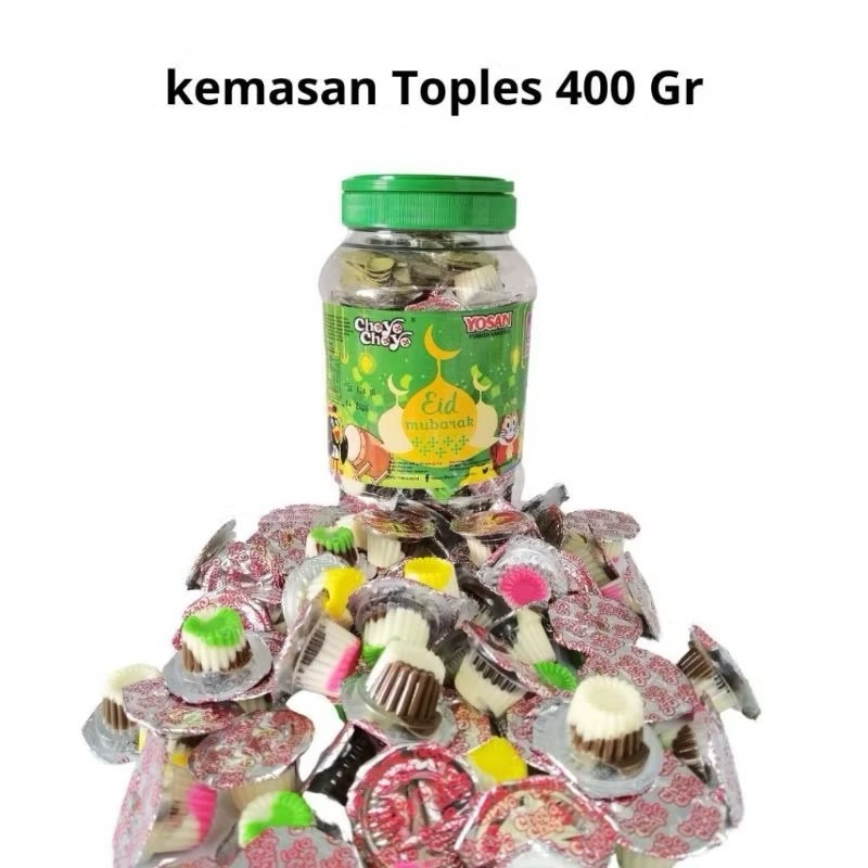 

Choyo Choyo Chocolate Rainbow Yohan Coklat Cup Jadul Toples 400gr