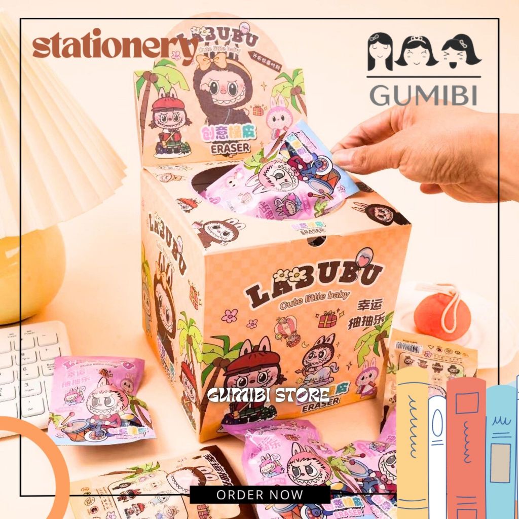 

PENGHAPUS MISTERI LABUBU VERSI 2 PENGHAPUS STIP PENSIL ERASER MYSTERY LABUBU PENGHAPUS 3D MINIATUR LABUBU LUCU TERMURAH