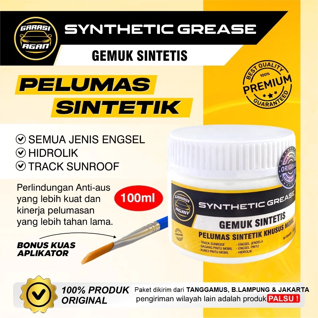 GEMUK BENING SINTETIS PELUMAS SINTETIK GREASE PELUMAS MOTOR MOBIL SYNTHETIC GREASE KENDARAAN