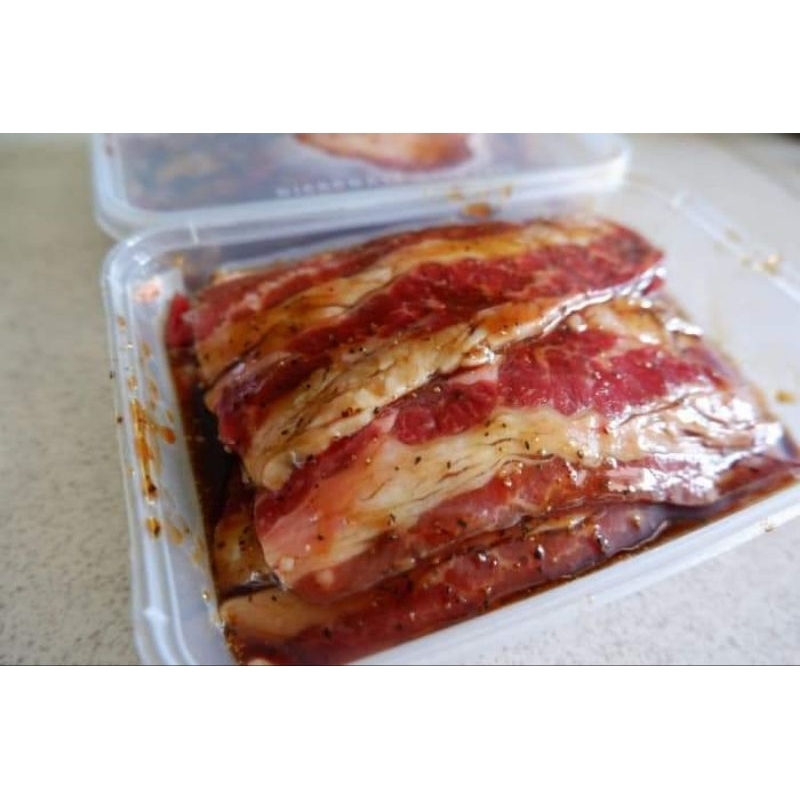 Beef Slice Marinasi 500gram / Daging sapi Marinasi Barbeque / Daging sapi Marinasi Teriyaki / Beef S