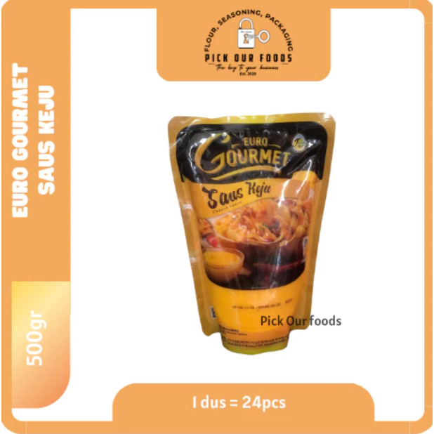 

Euro Gourmet Cheese Sauce 500gr | Euro Gourmet Saus Keju 500gr