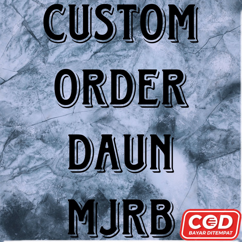 

CUSTOM ORDER JAMU/SERBUK DAUN.MJRB 15