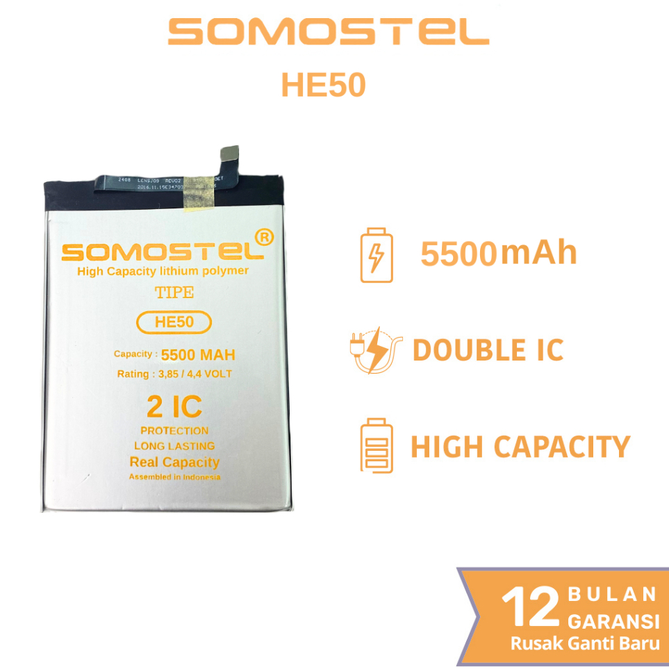 Somostel - HE50 Motorola E4 Plus Batre Batrai Baterai