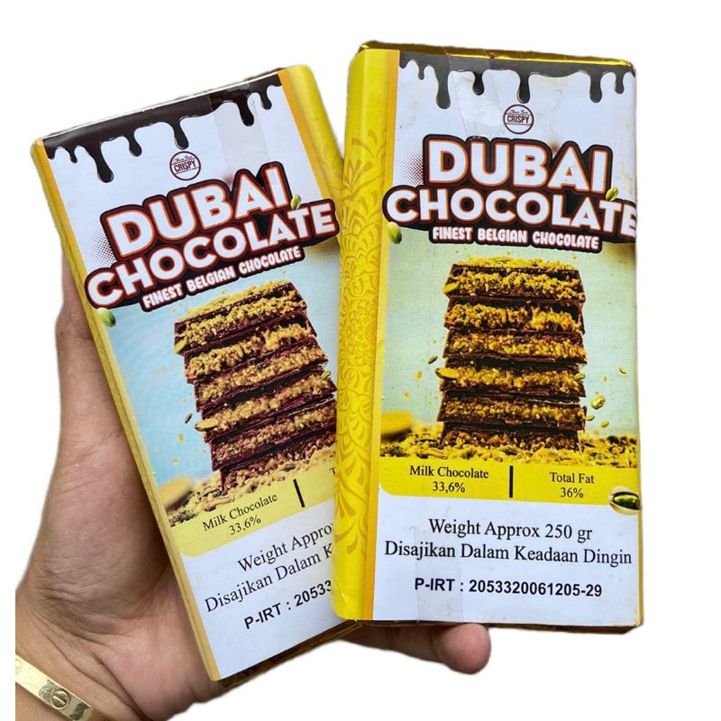 

COKLAT DUBAI KUNAFA PISTACHIO MILKY CHOCOLATE