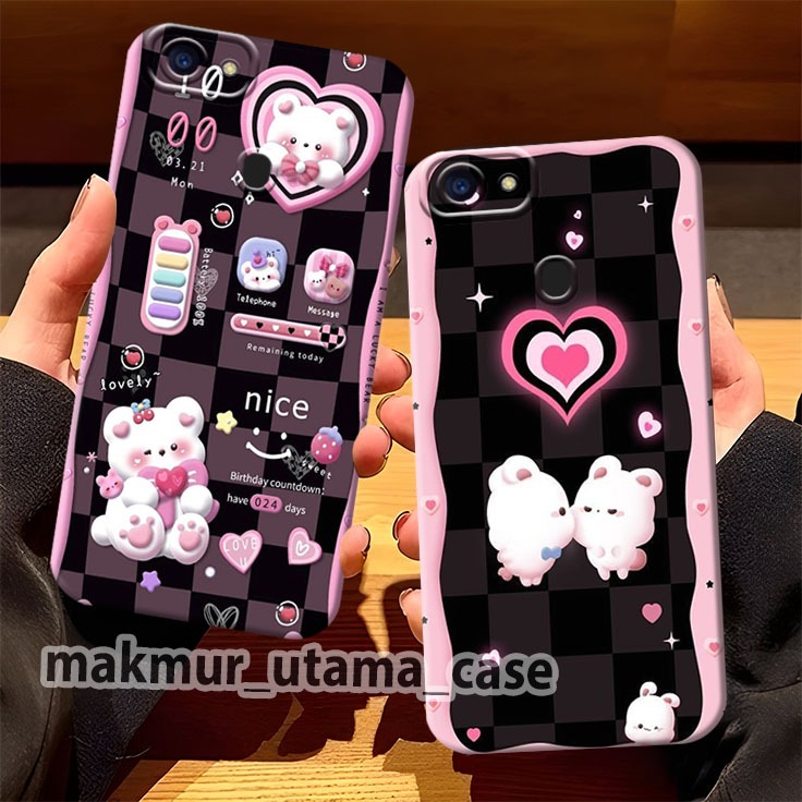 Casing Silikon Oppo F5 Oppo F5 Youth Oppo F9 Oppo F9 Pro Realme 2 Realme 2 Pro Motif Rabbit -  Case 