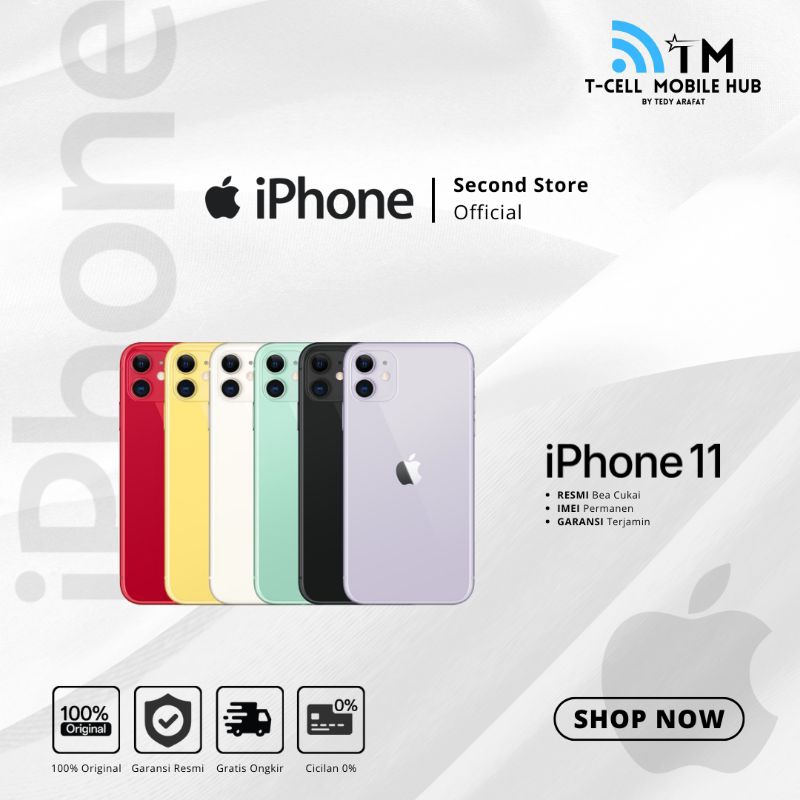 iPhone 11 | Bea Cukai | Fullset Mulus