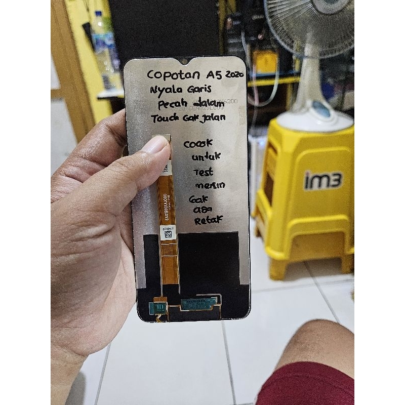 LCD oppo A5 2020 100% Asli Copotan