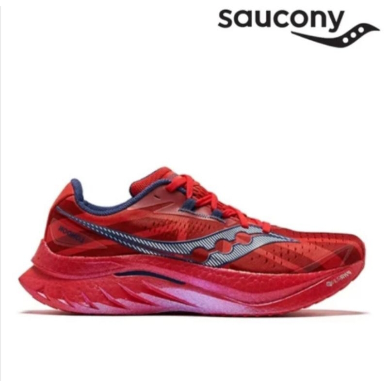 Sepatu Running Saucony Endorphin Speed 4 Red Black - Red Black, 40