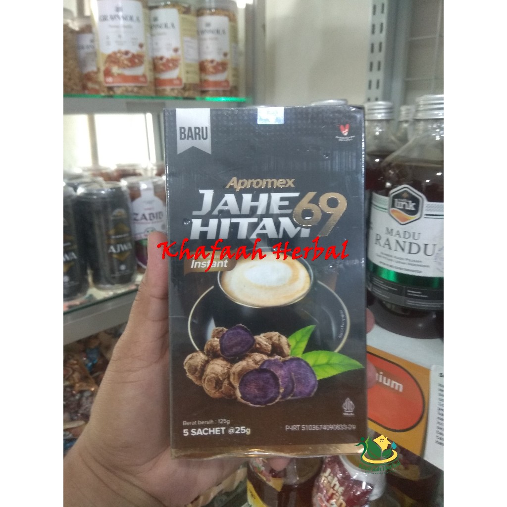 

JAHE HITAM 69 APROMEX isi 5 sachet