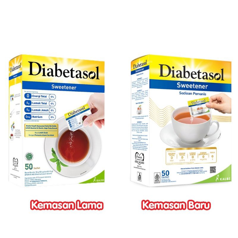 

Diabeatasol pemanis gula tanpa kalori 50gr isi 50saset
