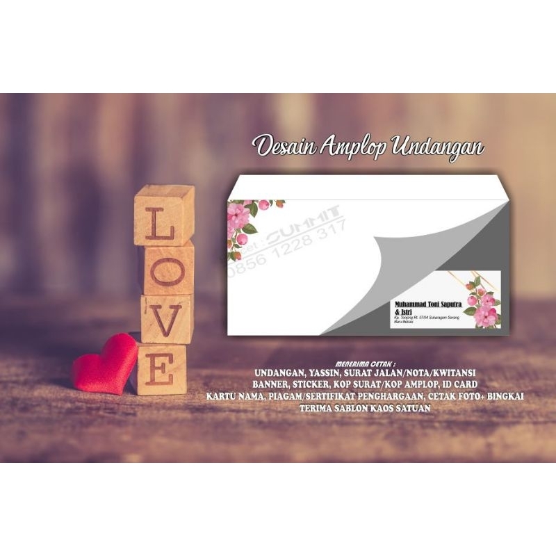 

Amplop Custom Untuk kondangan/undangan dll