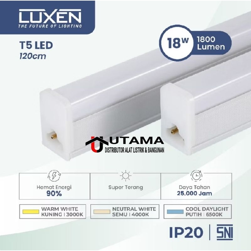 Luxen Lampu TL LED Tube Light T5 18 watt