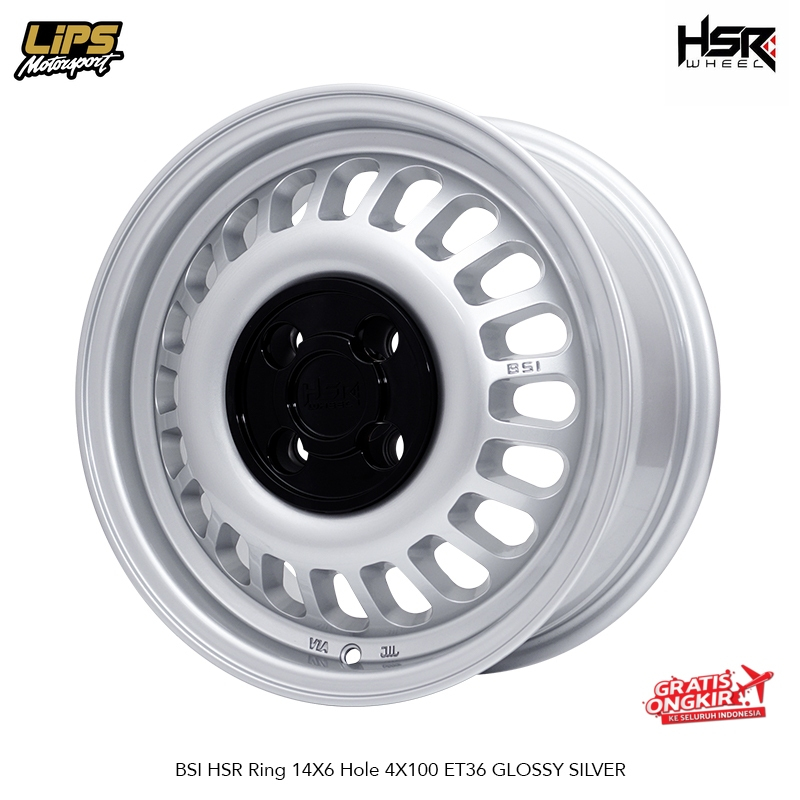 Velg Mobil R14 Wuling Air EV Karimun Starlet HSR BSI PCD 4X100 Velg Retro R14
