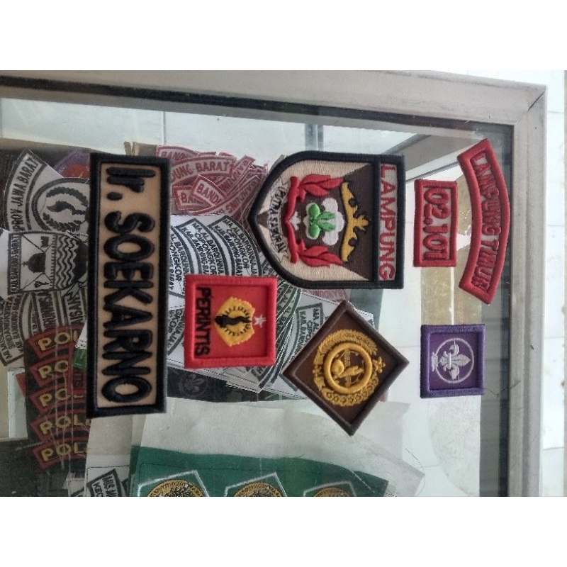 paket atribut Pramuka timbul kwarda lampung