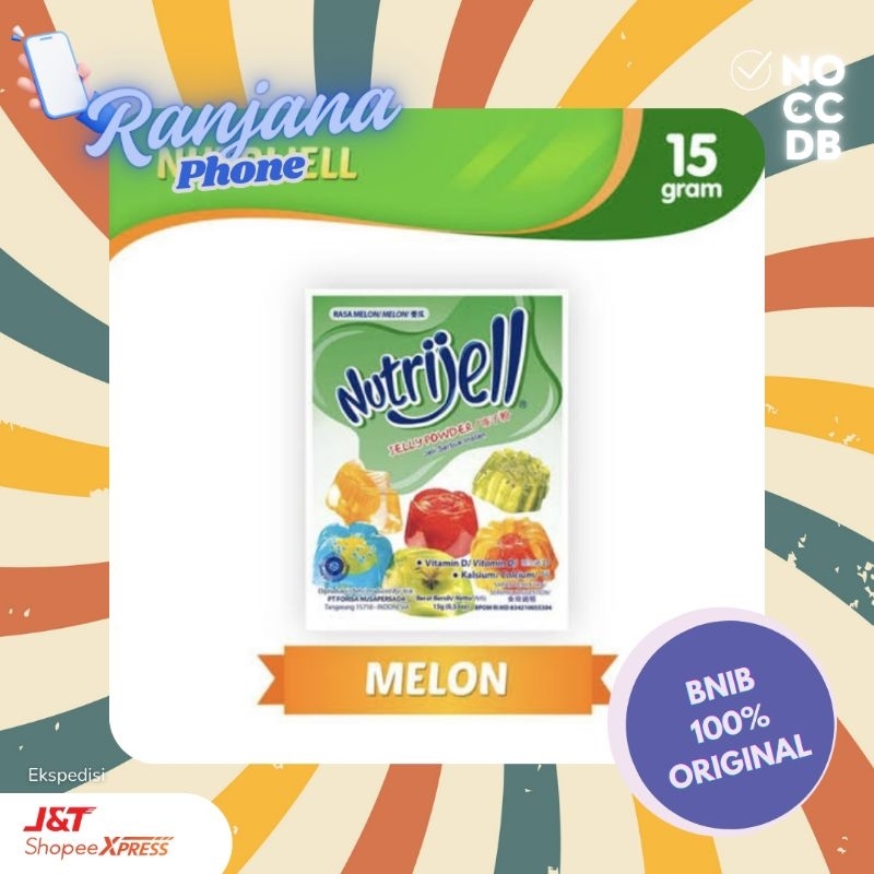 

Nutrijell Rasa Melon 15 gr