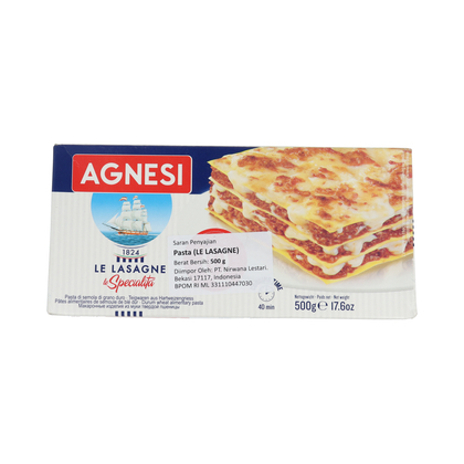 

AGNESI Le Lasagne 500g / Pasta Lasagna / Lasagna Premium / Lasagna Import