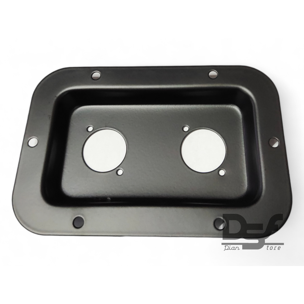 Flat spikon datar / flat speakon besi / panel spikon speaker