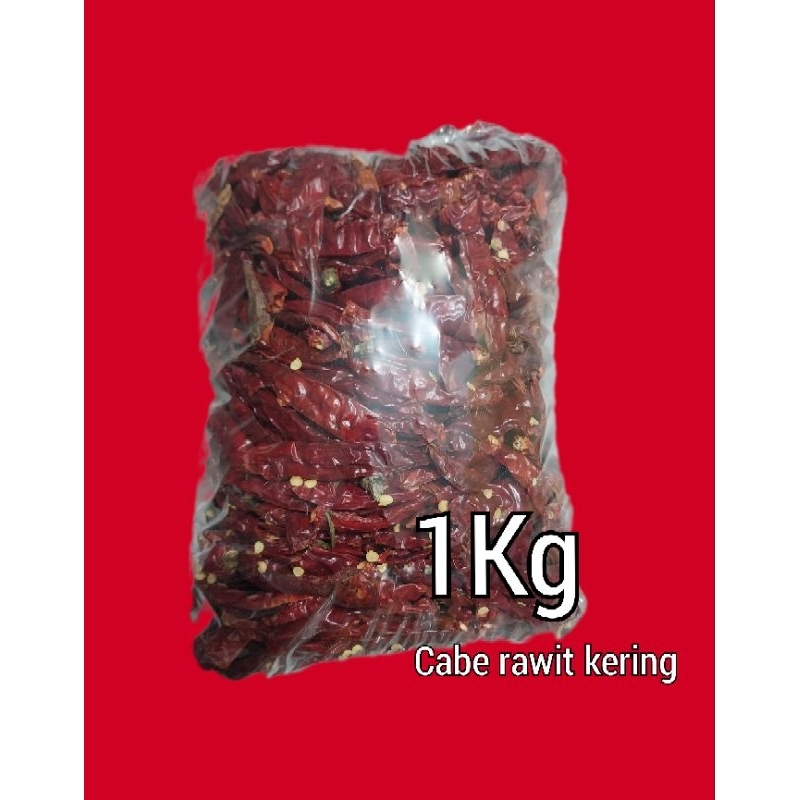 

(1kg) CABE RAWIT KERING [Tanpa Tangkai] TEJA CAPLAK IMPOR INDIA KUALITAS/ MEDIUM /SUPER PEDAS