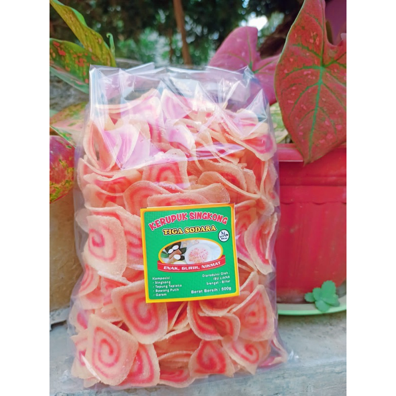 

krupuk singkong sadaria tiga sodara