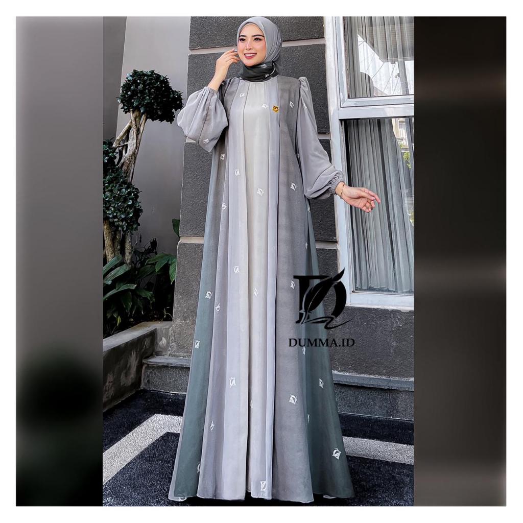 GAMIS SET HIJAB INAZ DRESS WANITA MUSLIMAH TERBARU BY DUMMA