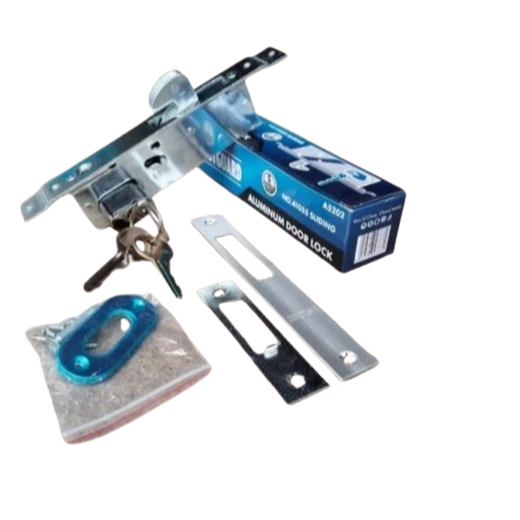 Bodi Body Kunci Sliding Geser Pintu Alumunium Model Kait