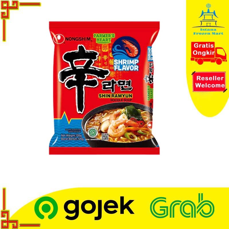 

Shin Ramyun Shrimp Mie Instan Korea 120gr - NONGSHIM