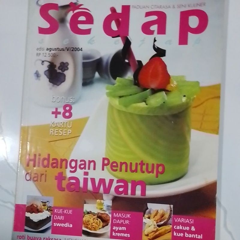 Majalah masakan Sedap'edisi 5 Agustus