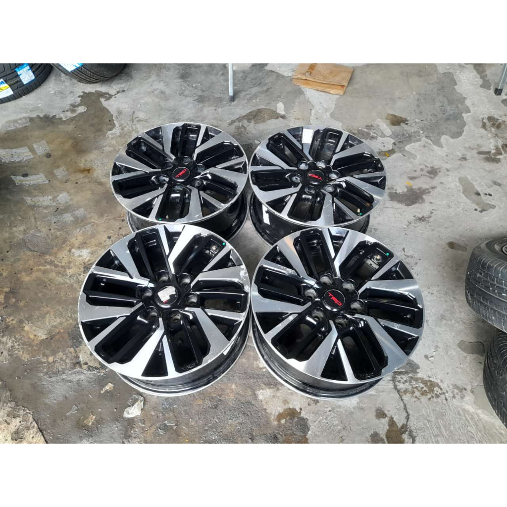 VELG MOBIL ORI STD FORTUNER TRD RING 18 LEBAR 7,5 PCD 6X139 ET30 HILUX BLAZER EVEREST RANGER