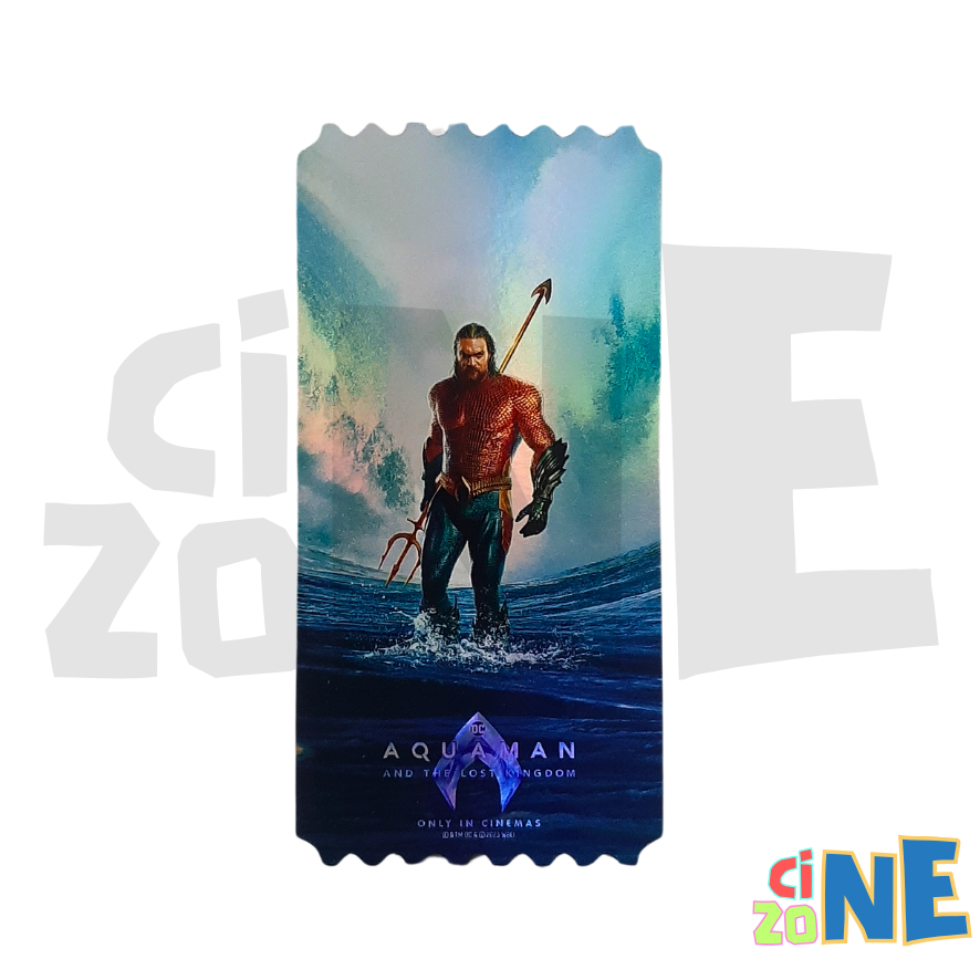 [ READY STOCK ] AQUAMAN AND THE LOST KINGDOM COLLECTIBLE TICKET MEGABOX KOREA