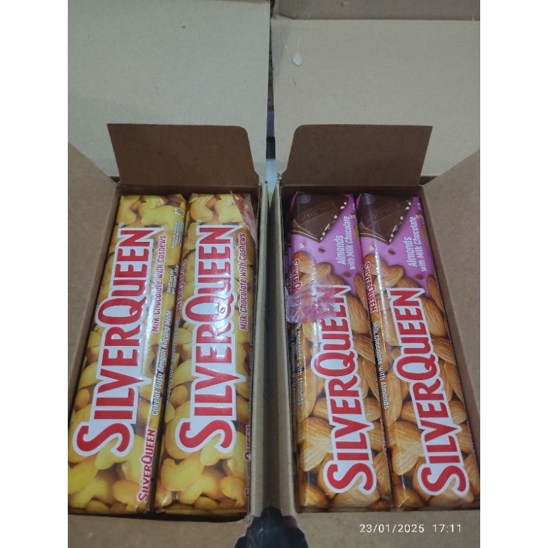 

Silverqueen almond dan cashew 55gr (1X55gr)