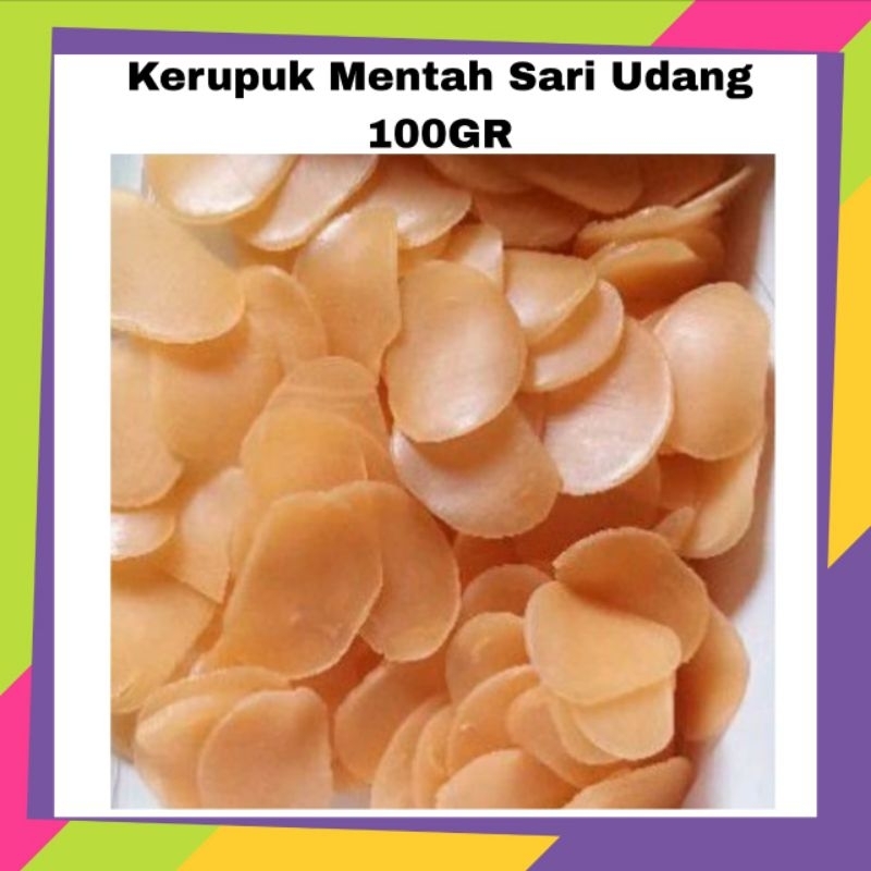 

Kerupuk Udang Mentah 100 Gr/ Sari Udang 100 Gr