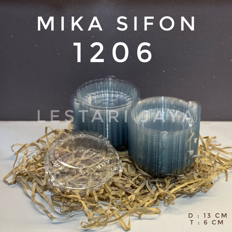 (10 PCS) Mika SF 1206 / Mika Bolu Bulat Sifon 12 cm / Mika Chiffon bundar 12 cm / Mika Kue Bolu Bula