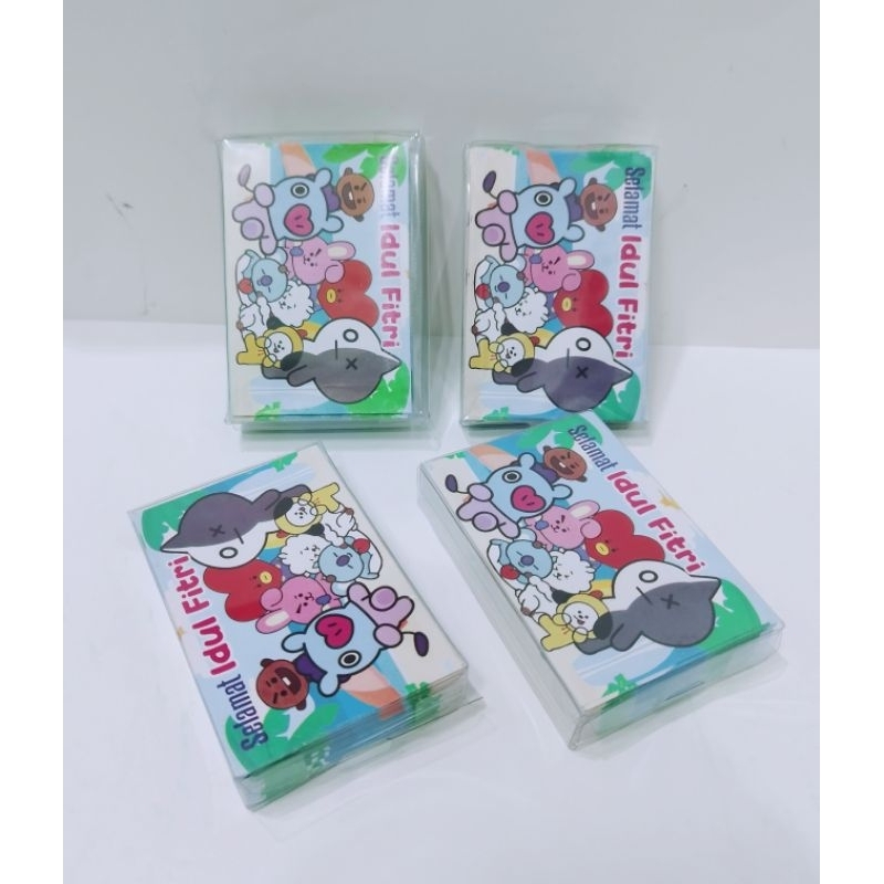 

amplop lebaran karakter BTS mika isi 50 pcs