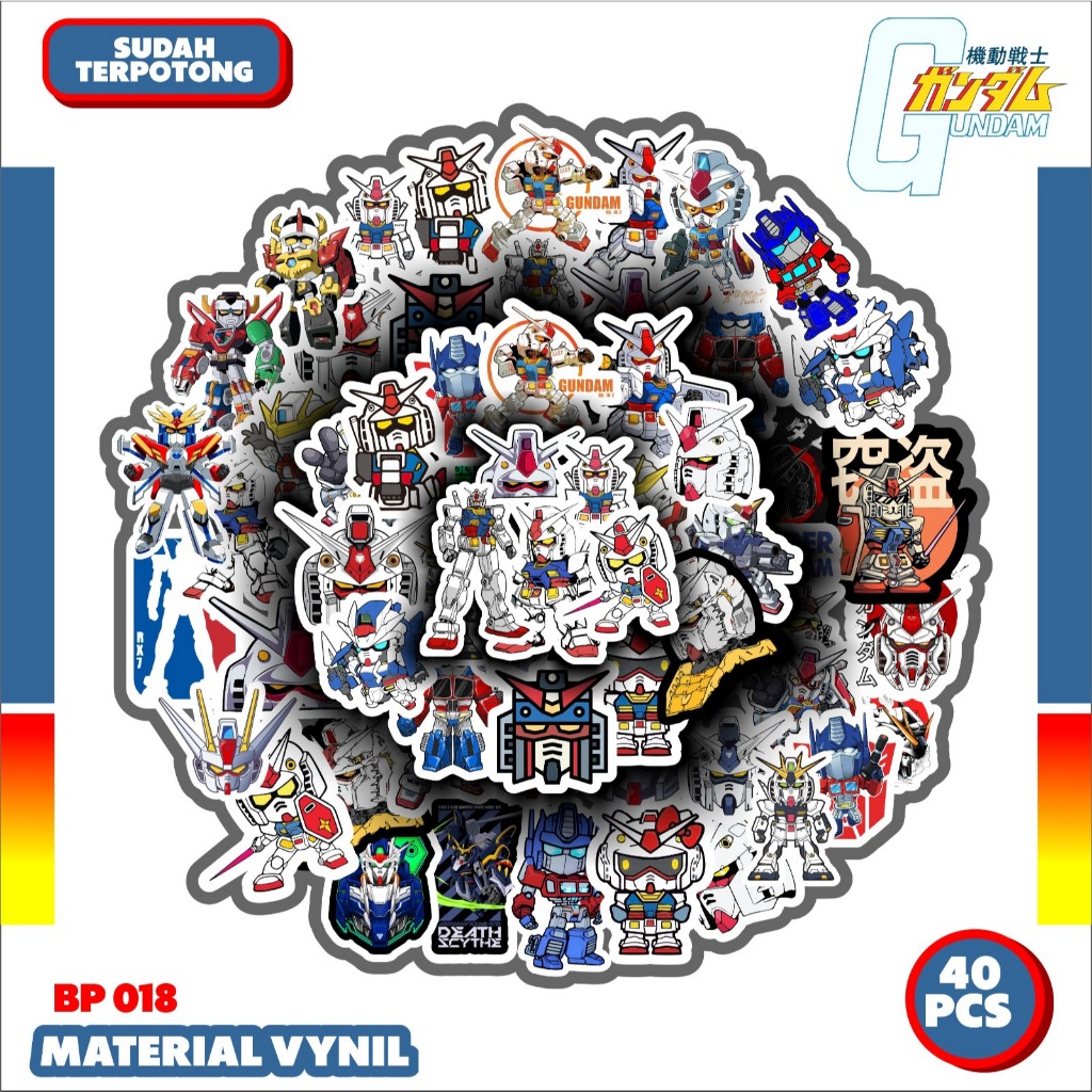 

60 pcs stiker pack anime Genshin Impact BP016 stiker tinggal tempel stiker case decorasi hp helm koper laptop kulkas dll