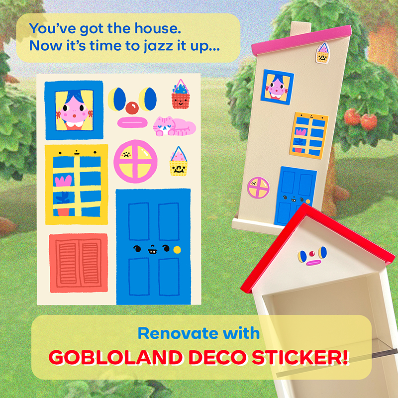 

Studio Goblo Sticker Sheet - Gobloland Decorative Sticker